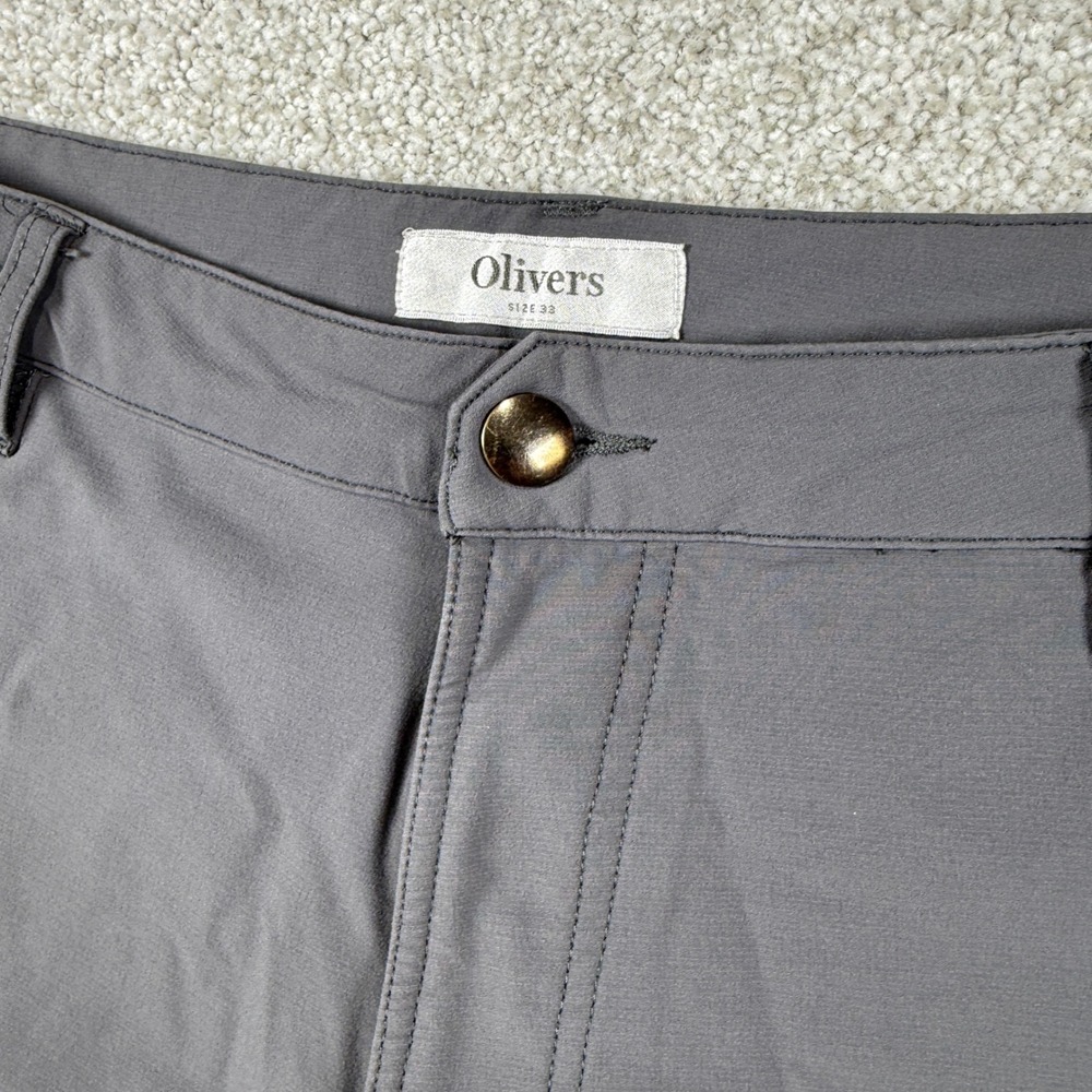 Olivers All Over Shorts Mens Size‎ 33 Charcoal Grey Stretch Performance Active